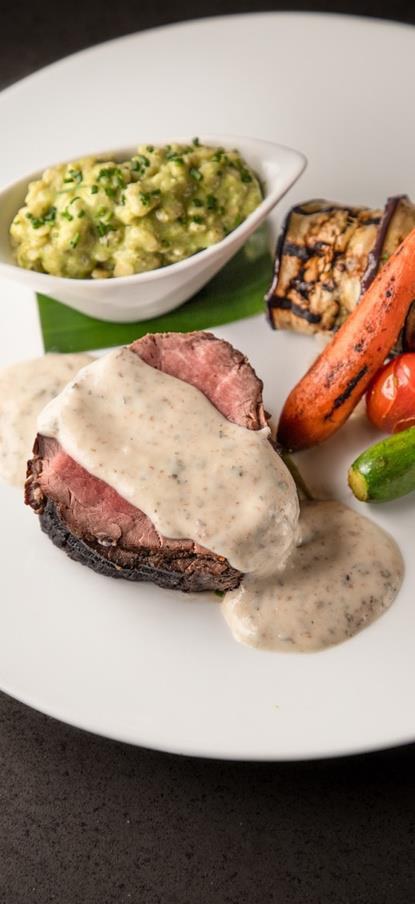 Cena Gourmet Res (filete importado) — Barra libre de Refrescos