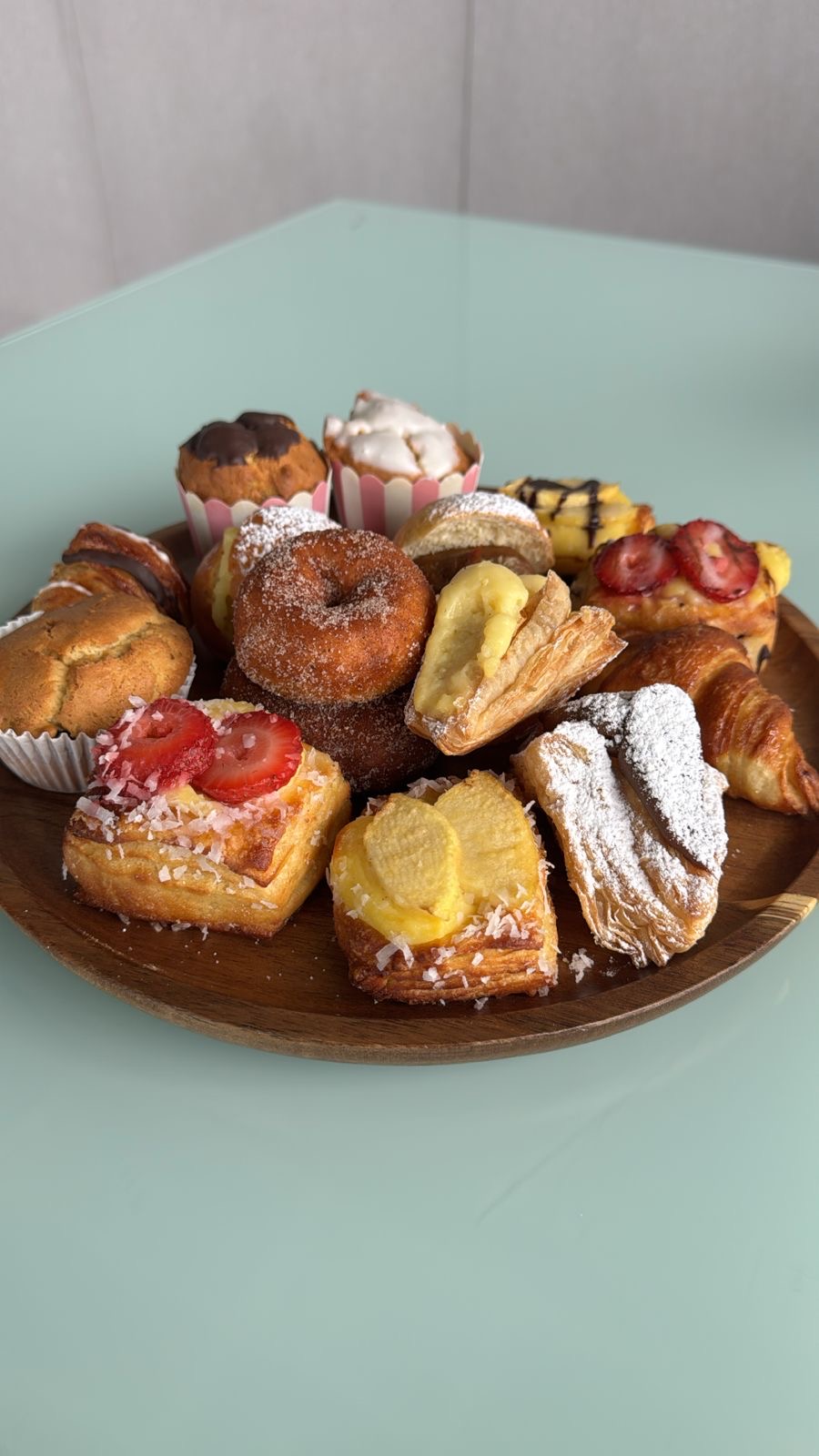 Surtido de pan dulce brunch